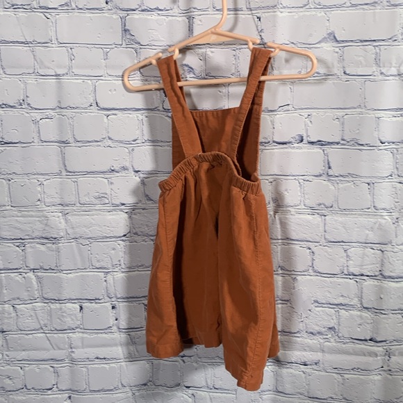Angel Dear Cotton Corduroy Jumper Tan Rust Minimalist Cottagecore Size 12-18M - Picture 4 of 8